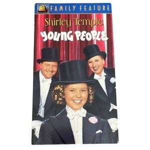 6/$25 VHS Shirley Temple Young People Family Feature Movie 1940 Film